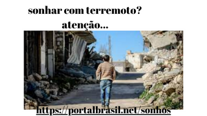 Sonhar com Terremoto, significa um período de problemas na vida do sonhador, mudanças e transformações, mas é importante analisar o contexto para interpreta-lo corretamente.