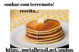 Dica de receita para quem Sonhou com Terremoto
Receitas são sempre uma boa opção para nos trazer lembranças de momentos incríveis e alimentar o otimismo de dias melhores