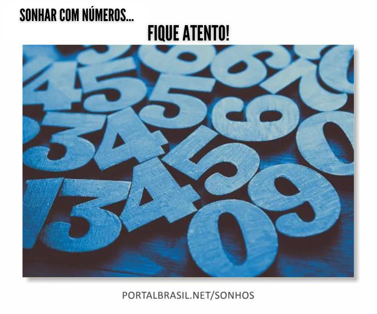 Sonhar com Números, tem Alguns Significados. Atenção! Cuidado!