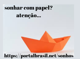 Sonhar com Papel significa mensagem positiva e negativa, dependendo de como o papel se apresenta para você. De modo geral, também significa reconhecimento e recompensa dos esforços.