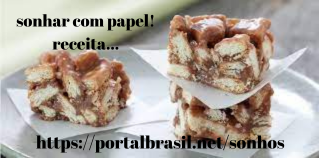 Dica de receita para quem Sonhou com Papel 

Receitas são sempre uma boa opção para nos trazer lembranças de momentos incríveis e alimentar o otimismo de dias melhores