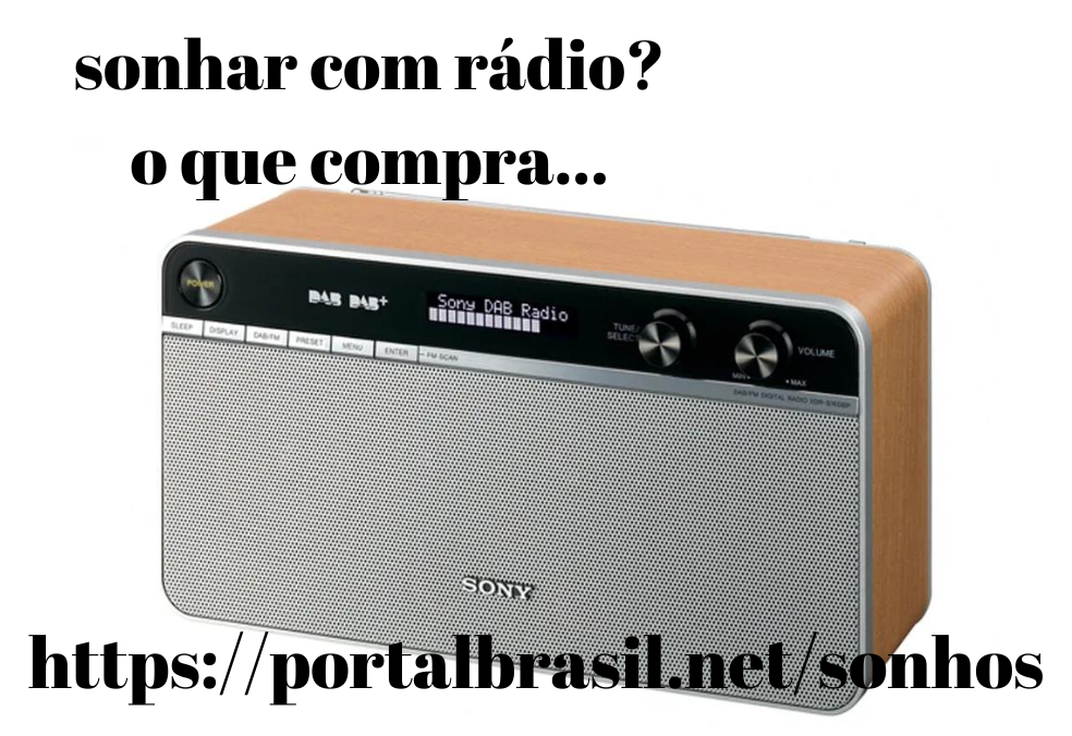 Sonhar com Rádio o que Comprar
Rádio: é um meio ou recurso tecnológico de telecomunicações utilizado para propiciar comunicação por intermédio da transecção de dados e informações previamente codificadas em sinal eletromagnético que se propaga através do espaço físico material e imaterial. possibilita a comunicação em massa, propagando informações codificadas por meio de sinal eletromagnético. A história do rádio teve início em 1860, quando as ondas de rádio foram descobertas.
