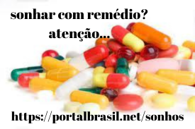 Sonhar com Remédio significa ação e responsabilidades dos sonhos. Essa representa ser mais cautelosa com crianças e idosos, principalmente com familiares.