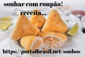 Dica de receita para quem Sonhou com Roupão 

Receitas são sempre uma boa opção para nos trazer lembranças de momentos incríveis e alimentar o otimismo de dias melhores.
