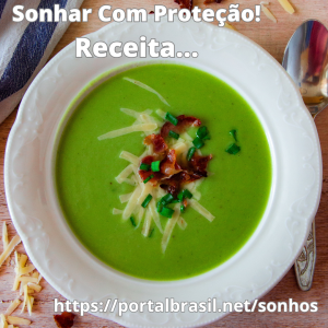 Dica de receita para quem Sonhou com Proteção
Caldo verde
Sopa típica da culinária portuguesa, mas que também é muito apreciada no Brasil. O caldo verde é feito com batatas, couve e linguiça, e tem uma cor verde que simboliza a esperança, a saúde e a prosperidade. Além de ser uma receita deliciosa e nutritiva, o caldo verde também pode trazer um sentimento de conforto e aconchego para quem o consome, especialmente nos dias mais frios.