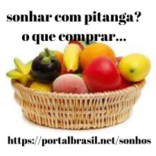 Sonhar com Pitanga o que Comprar
Cesta: Com frutas frescas e selecionadas, é possível garantir uma alimentação rica em nutrientes, sem se preocupar com os malefícios dos alimentos industrializados. Você pode colocar itens de acordo com o gosto da pessoa que receberá a cesta. No geral, são recomendados alimentos como pães, bolos, frios, iogurtes, frutas, produtos frescos, cafés, chás, biscoitos, chocolates, geleias, entre outros. Além disso, você pode decorar a cesta com flores, canecas e mimos.