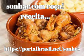Dica de receita para quem Sonhou com Roça
Receitas são sempre uma boa opção para nos trazer lembranças de momentos incríveis e alimentar o otimismo de dias melhores.
