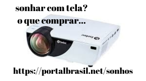 Sonhar com Tela o que Comprar
Projetor: De forma resumida, um projetor multimídia serve para reproduzir imagens em tamanho ampliado. É útil para quem quer ter a sensação de tela de cinema em casa ou mesmo para quem quer ter um recurso interessante para realizar apresentações de todo o tipo corporativas, por exemplo. Os projetores de vídeo permitem a exibição da tela do computador (ou de outro dispositivo) de maneira ampliada em uma parede ou em um telão apropriado. Dessa forma, é possível a todos os presentes no ambiente assistir apresentações de slides, sequências de fotos, vídeos, etc.