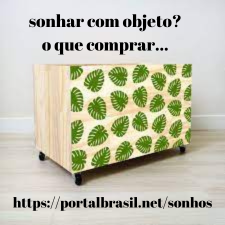 Sonhar com Objetos o que Comprar
Serve para armazenar utensílios do dia a dia, que precisam estar sempre próximos dos nossos olhos, dando aquela mãozinha nos dias de correria. Não há limites para as caixas organizadoras! Elas servem para acomodar e guardar brinquedos, fotografias, joias, lingeries, documentos, bijuterias, materiais de escritório, revistas, etc. Se a intenção é organizar e decorar simultaneamente, elas entram em cena para brilhar. Nenhum outro objeto cumpre melhor esse papel!