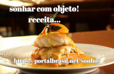 Dica de receita para quem Sonhou com Objetos
Receitas são sempre uma boa opção para nos trazer lembranças de momentos incríveis e alimentar o otimismo de dias melhores.
