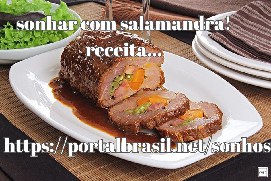 Dica de receita para quem Sonhou com Salamandra
Receitas são sempre uma boa opção para nos trazer lembranças de momentos incríveis e alimentar o otimismo de dias melhores.