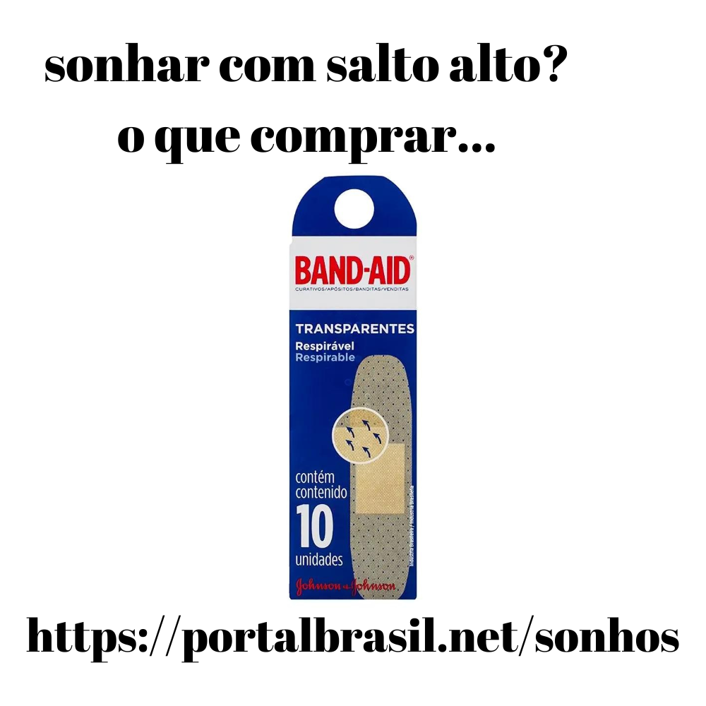 Sonhar com Salto alto o que Comprar

band-aid: é indicado para tratar pequenos ferimentos em geral. Este medicamento combate os germes e as bactérias, ao mesmo tempo que alivia temporariamente a dor. Indicado para acelerar a cicatrização em ferimentos expostos, o Curativo Band-Aid tem a função de proteger o machucado contra qualquer substância que possa causar infecções, além de impedir o contato físico e atrito indesejado. cura mais rapidamente e ajuda a proteger contra sujeira e germes que podem causar infecção.